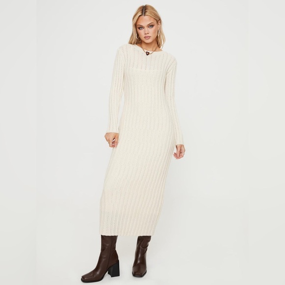 Princess Polly knit sweater maxi dress nwot - Picture 2 of 6